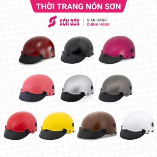 Mũ bảo hiểm nửa đầu lỗ thông gió chính hãng NÓN SƠN - Đủ màu sắc thời trang