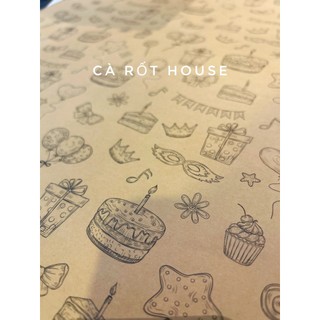 Giấy gói quà vintage