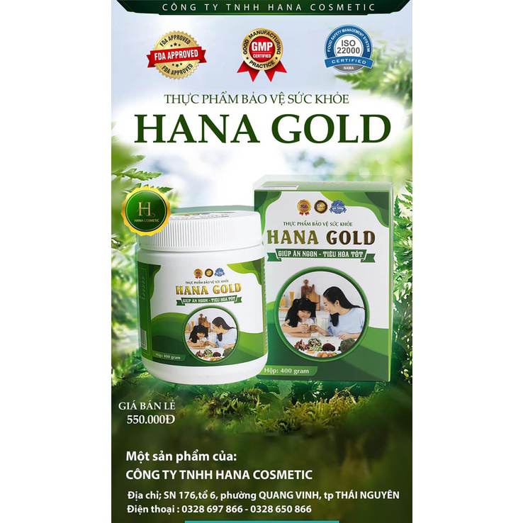 SỮA DINH DƯỠNG TĂNG CÂN HANA GOLD