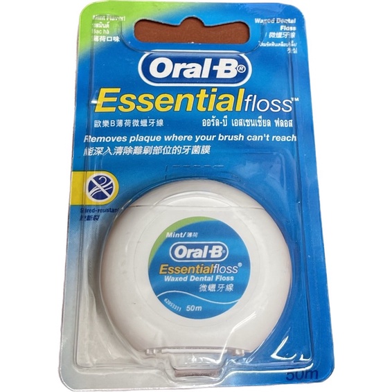 CHỈ TƠ NHA KHOA ORAL-B ESSential 50 MÉT ( Hương bạc hà)