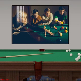 Tranh Laminate Tráng Gương - Treo Tường Trang Trí Quán BIDA Billiard