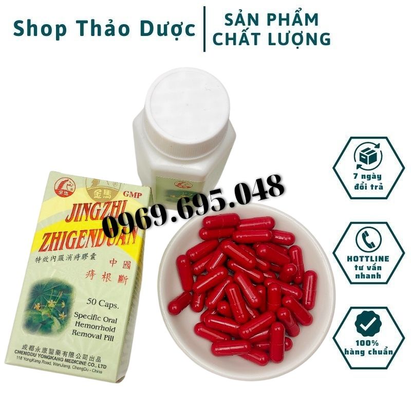 Trĩ Căn Đoạn Hiệu Con Ngựa Hộp 50 Viên