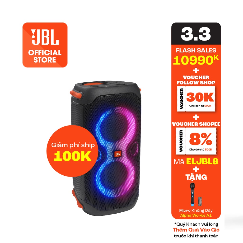 Loa Bluetooth Di Động JBL Partybox 110