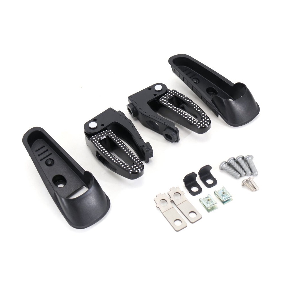 Bàn Đạp Để Chân Bằng Nhôm + ABS Màu Đen Cho Xe Máy Vespa gts 300 gts300 gts300 gts 300 2021 2022