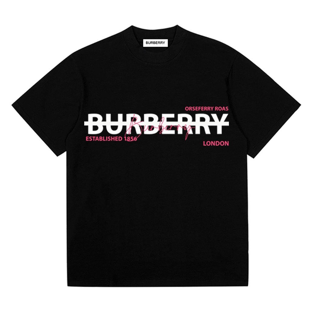 Áo Thun Burberry Mẫu Mẫu Chữ Gạch Ngang Đẹp-Resaigon