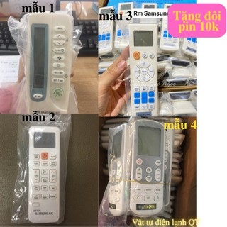 Điều khiển remote điều hòa samsung - remote điều khiển máy lạnh samsung - tặng đôi pin 10k