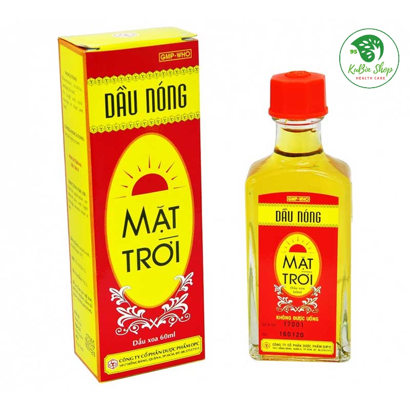 Dầu nóng Mặt Trời OPC 60ml