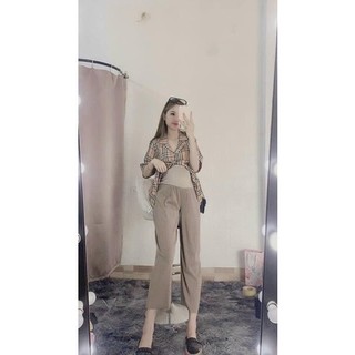 Quần Bầu Tăm Ống Suông, Quần Suông Cho Mẹ Bầu, Quần Bầu Đẹp Mây Xinh Store