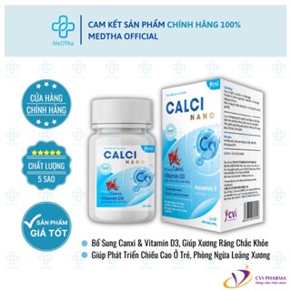 [CHÍNH HÃNG] Calci NaNo - Bổ Sung Canxi và Vitamin D3 Giúp Phát Triển Chiều Cao, Xương Răng Chắc Khỏe