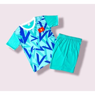 Bộ Đồ Đá Banh Đội Tuyển Việt Nam màu xanh lá  Trẻ Em