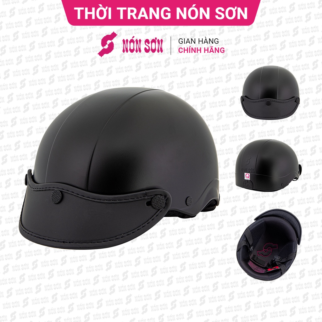 Mũ bảo hiểm trơn phiên bản mới NÓN SƠN chính hãng TN-ĐN052