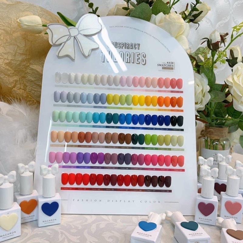 Set sơn gel macaron 58 màu_ hàng chuẩn chính hãng