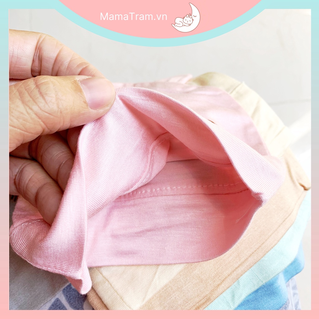 Mũ/Nón Che Thóp Giữ Ấm Chất Liệu Thun Lạnh Cho Bé Từ Sơ Sinh Đến 6Kg, Kích Thước Vòng Đầu 34-38cm