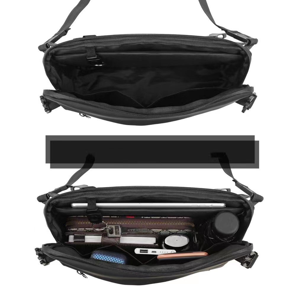 Túi Da Đeo Chéo Ngực Nhiều Ngăn Chống Thấm Nước Cho Nam - Mã TC01 - Kanno Sport TZT
