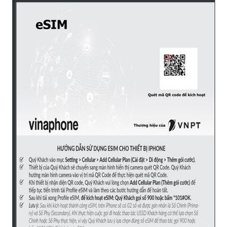 [Có Esim] Sim 5G Vinaphone D89Y,  3gb/ngày [MIỄN PHÍ 16 THÁNG SỬ DỤNG]