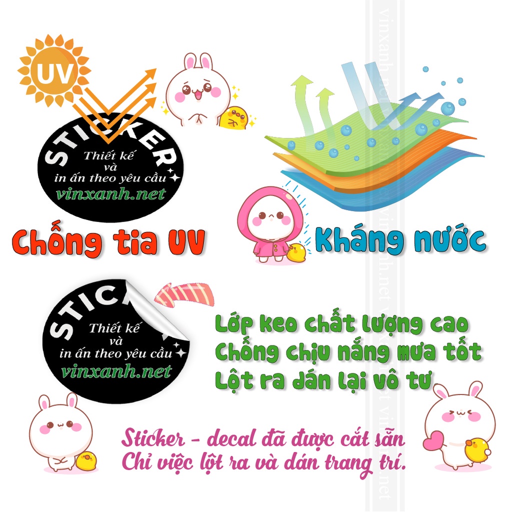 Decal TRÀ TRÁI CÂY NHIỆT ĐỚI trang trí quán nước, dán tường, tủ kiếng chống nước, đã cắt bế sẵn khổ A4