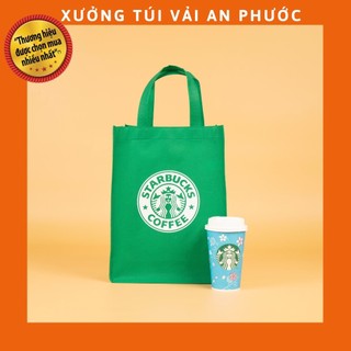 Túi Vải Không Dệt Starbucks Thời Trang, Tiện Ích, Tiết Kiệm - Xưởng Sản Xuất An Phước