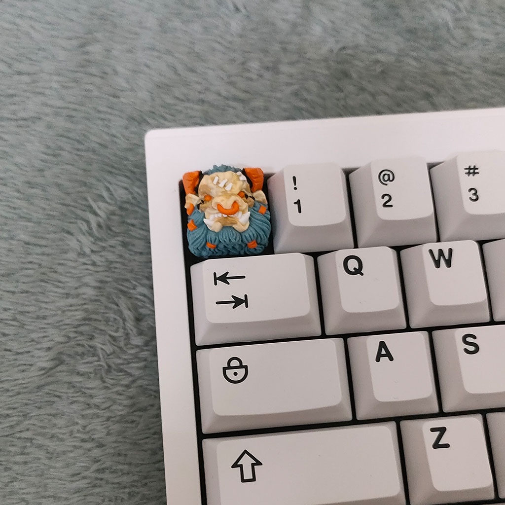Keycap Bara Clone trang trí bàn phím cơ màu carbon