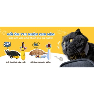 Gối ôm vui nhộn cattyman dành cho mèo cưng.