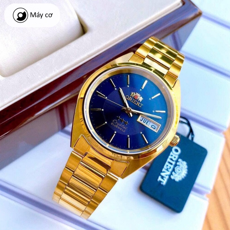 Đồng hồ Orient Watch 3 Star FAB0000 nam cơ automatic lên cót tay mặt kính chống xước dây thép đeo tay cao cấp chính hãng