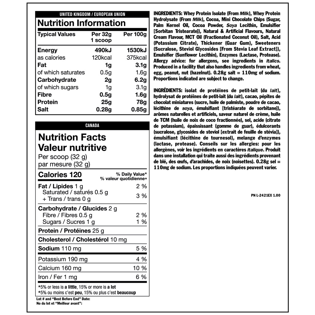 Bột đạm whey Mutant ISO SURGE 5LBS