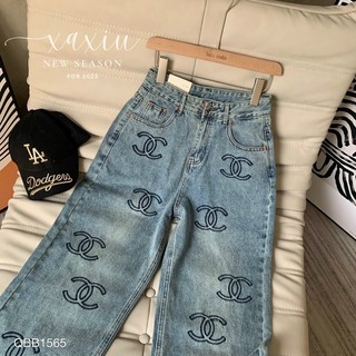 quần jean hoạ tiết qccc