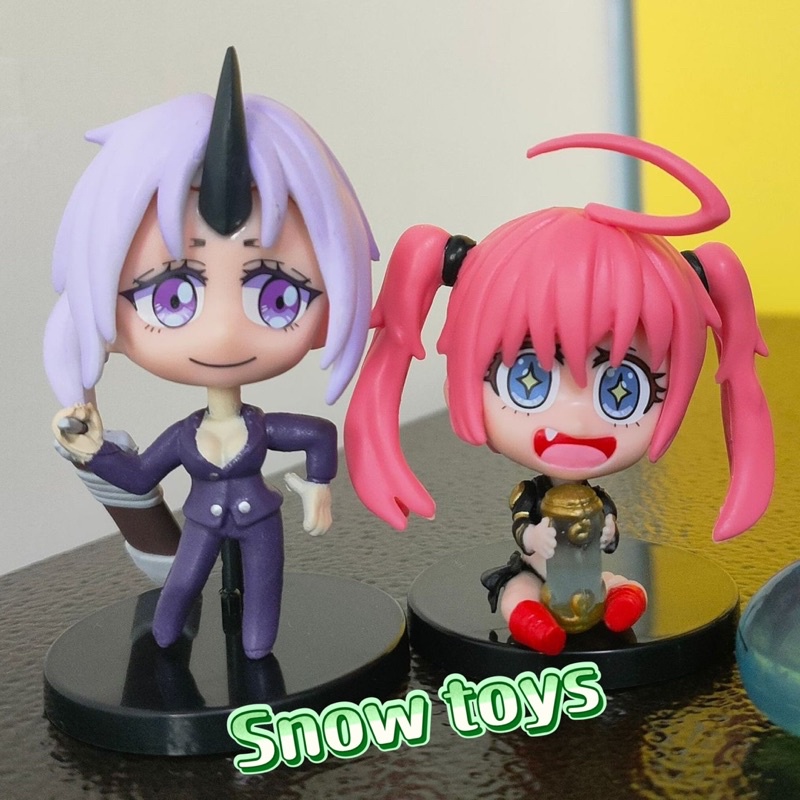 Mô hình Chuyển sinh thành Slime - Rimuru Tempest Shion Benimaru Milim Nava Souei Shuna - Cao 6~7cm - Anime Manga Slime