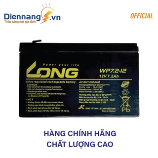 Ắc quy long wp7.2-12 , ắc quy cho ups, lưu điện cửa cuốn, loa kéo,...