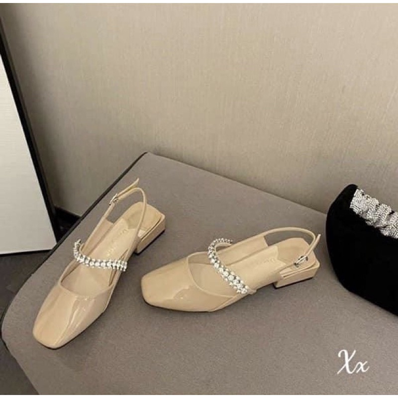Giày Sandal Slingback Quai Đá Đẹp Xuất Sắc LĐ