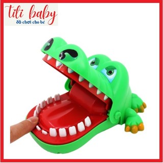 Đồ chơi cá sấu cắn tay crocodile dentist vui nhộn cho bé