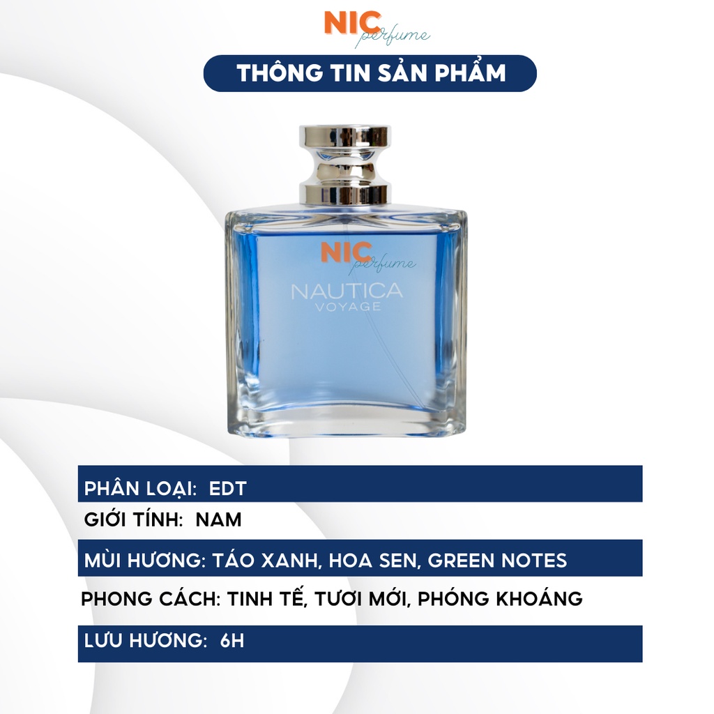 10ml Nautica Voyage EDT | Nước hoa nam
