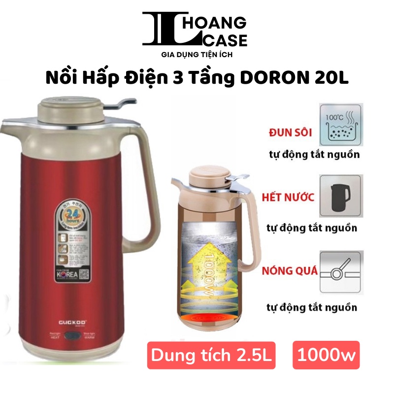 Ấm Siêu Tốc Kiêm Bình Ủ Nhiệt - Bình Siêu Tốc ST30 Giữ Nhiệt 24H - Dung Tích 2,5L