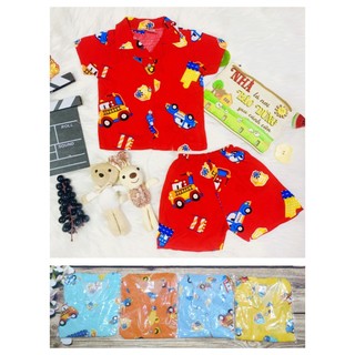 Bộ Tole Pijama Bé Trai (6-18kg) (giao màu ngẫu nhiên)