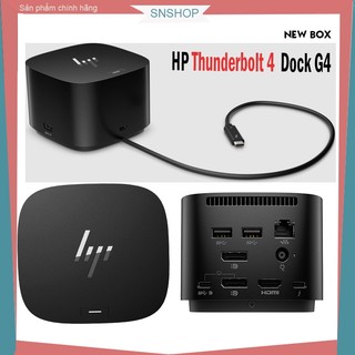 Bộ chuyển đổi hp thunderbolt 4 120w dock g4 xuất 4 màn hình 4k 60hz cho laptop hp, m.ac, dell