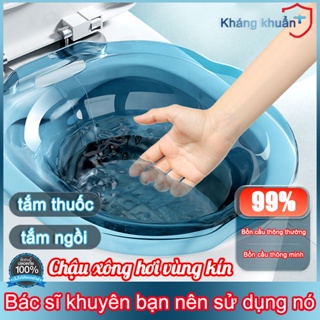 Chậu xông hơi vùng kín vệ sinh vùng kín phụ nữ sau sinh bệnh Điều dưỡng