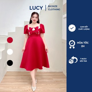Đầm cao cấp đi tiệc nữ bigsize che khuyết điểm sang trọng 55 - 90kg
