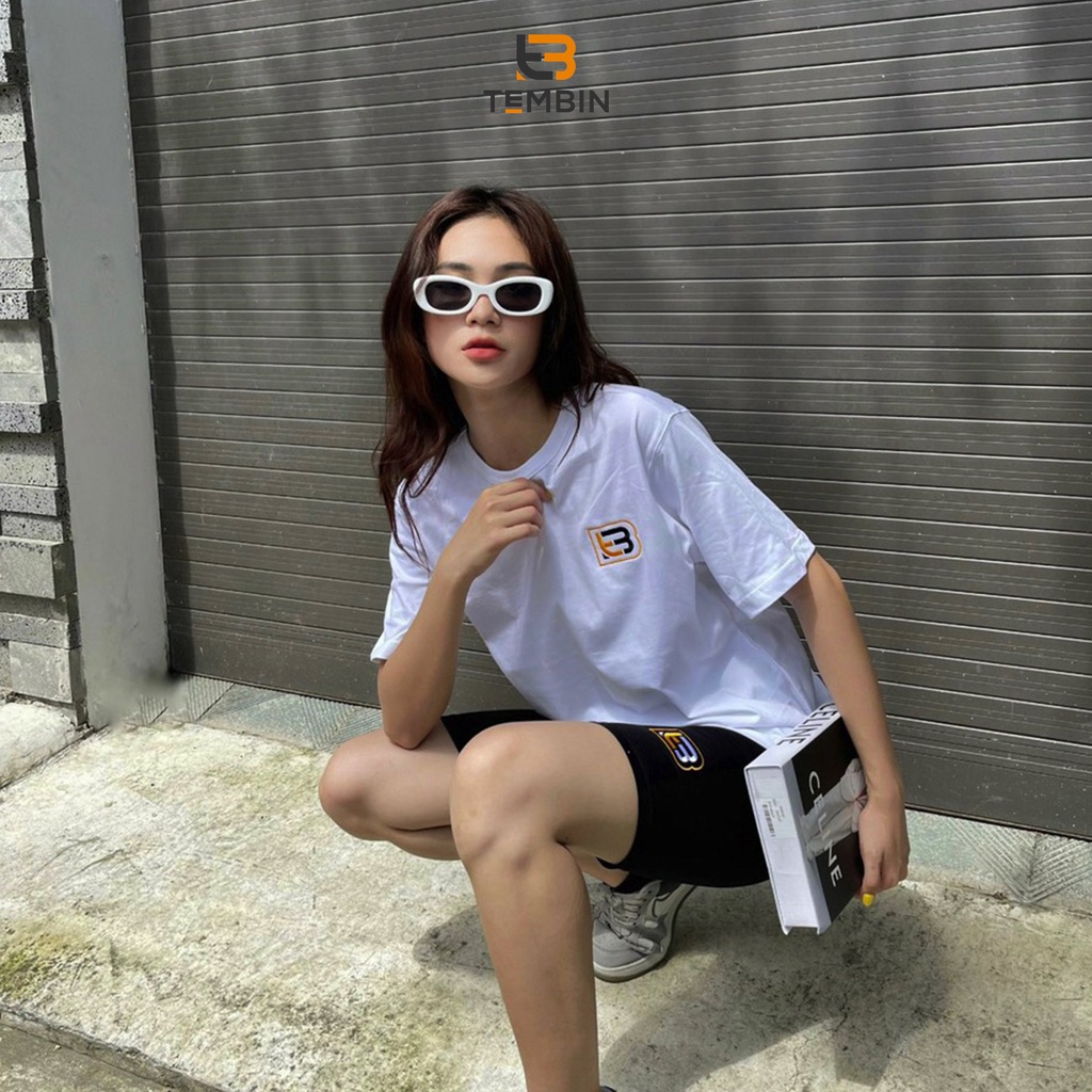 Áo Thun TEMBIN - Basic Trắng Đen - Cotton - Local Brand