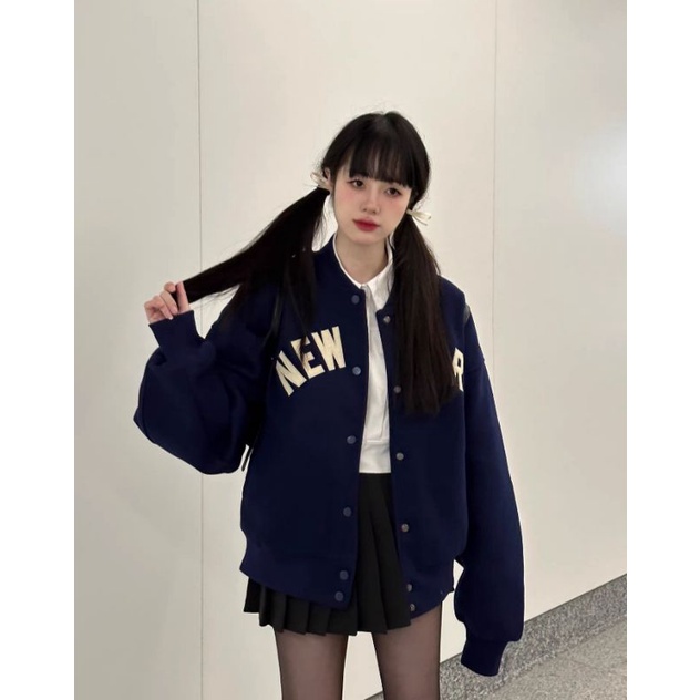Áo bomber varsity New York