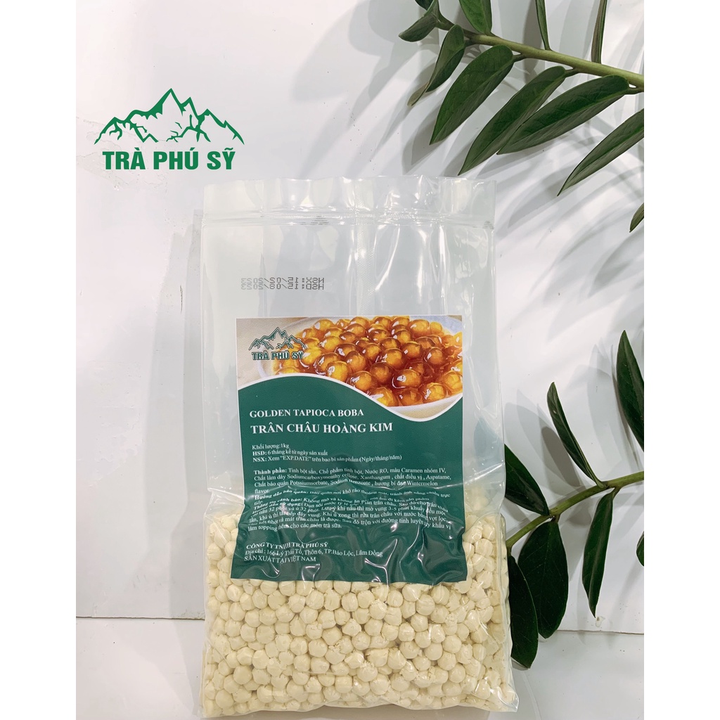 Trân Châu Hoàng Kim Thơm Ngon ( Túi 1 kg ) - Nguyên liệu nấu trà sữa