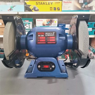 Máy mài bàn 200mm 375w win - wi-200 máy mài 2 đá sử dụng điện áp 220v bảo hành 6 tháng