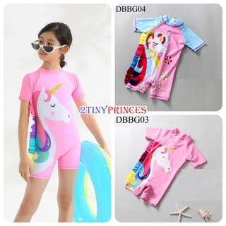 Bộ đồ bơi liền thân chú ngựa Pony - Đồ bơi bé gái DBBG03
