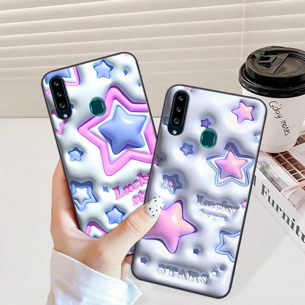 Ốp Samsung A20s in phẳng hiệu ứng 3D giả nổi siêu thật, cực xinh, cá tính