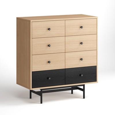 CHOCO, Tủ lưu trữ, Tủ đựng đồ DRA_327, 90x40x98cm, tủ gỗ Scandi Home
