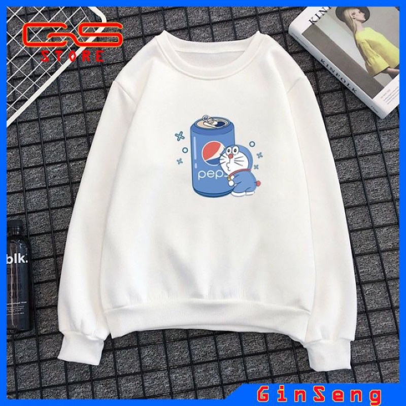 ÁO SWEATER NAM NỮ DOREMON PEPSI