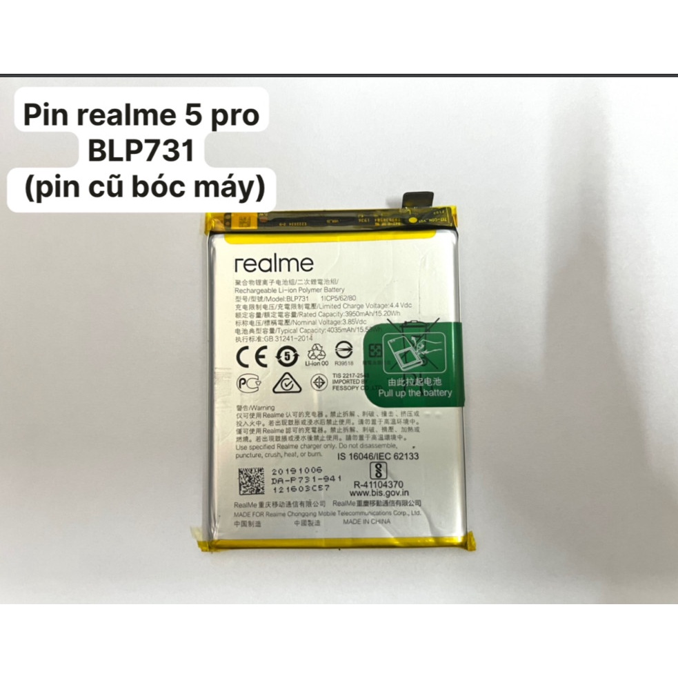Pin realme 5 pro/BLP731
