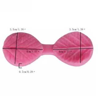 Khuôn nhấn 3D silicone hình chiếc lá