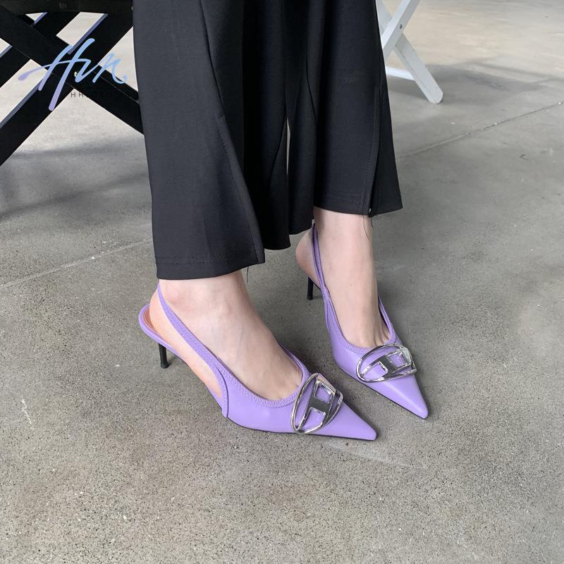 Sandal Cao Gót Mũi Nhọn Thiết Kế Mới Thời Trang 2023 Dành Cho Nữ