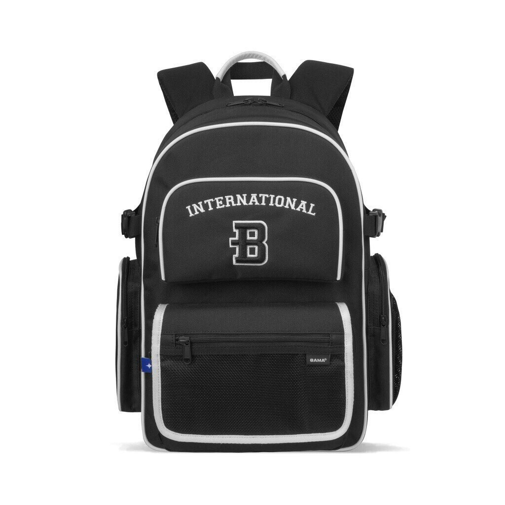 Balo Học Sinh - Balo BAMA Chỉ Thêu Họa Tiết Chữ B