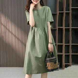 Đầm linen công sở cao cấp, lên chuẩn form tôn dáng, mẫu mới năm 2023 CS195