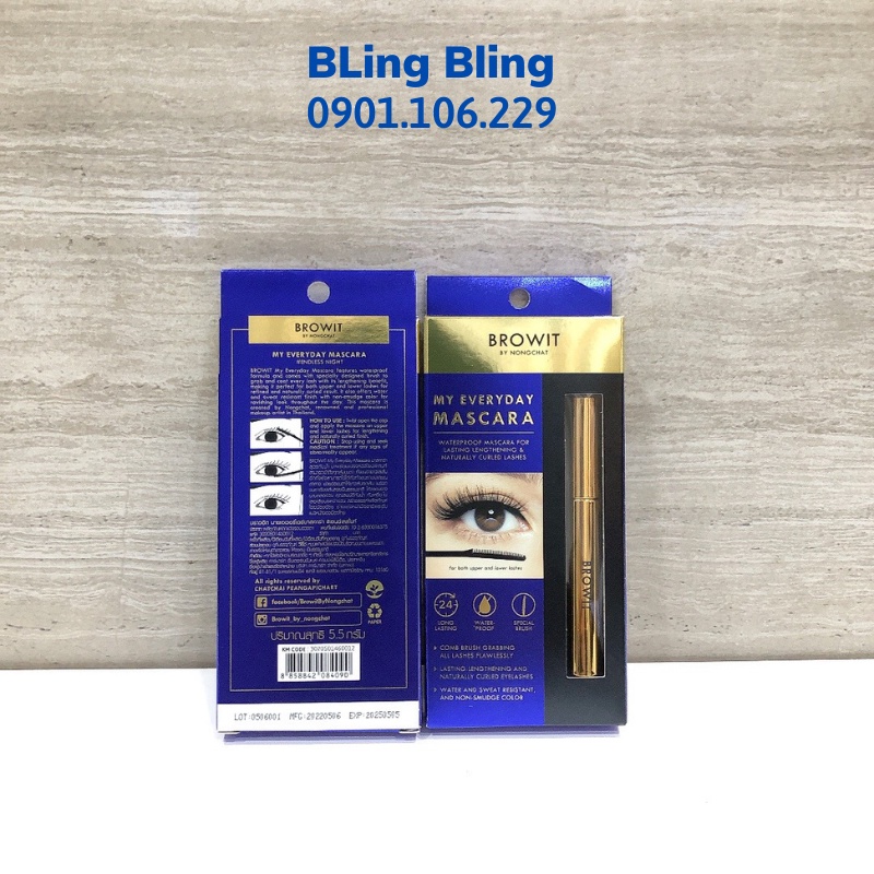 MASCARA BROWIT NONGCHAT THÁI LAN - DATE2025